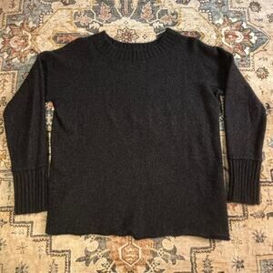 Vince Cashmere Sweater Dark Gray Women's Comfort Winter Sweater Top Size Medium